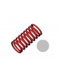 Traxxas Spring, shock (red) (GTR) (4.9 rate silver) (std. front 120mm) (1 pair)