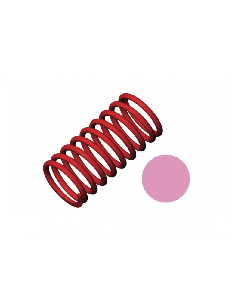 Traxxas Spring, shock red (GTR) (5.4 rate pink) (1 pair)