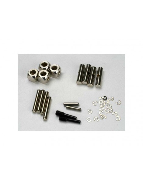 Traxxas U-joints, driveshaft (carrier (4)/ hardware