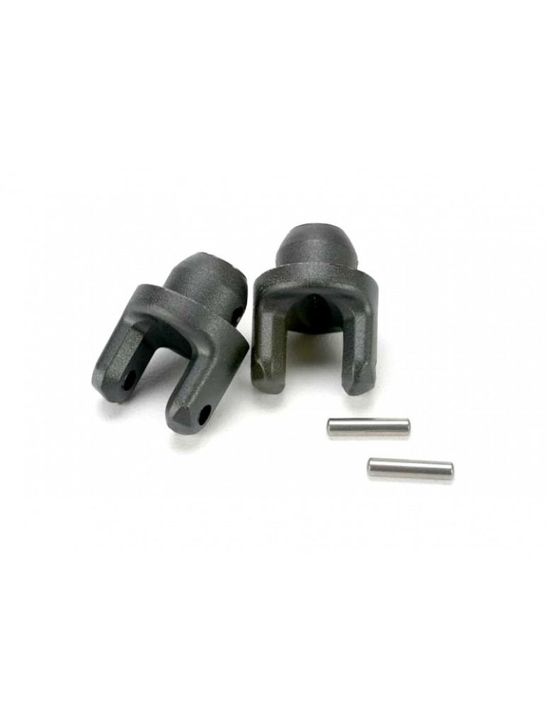 Traxxas Yokes, stub axle (2)/ pins (2)