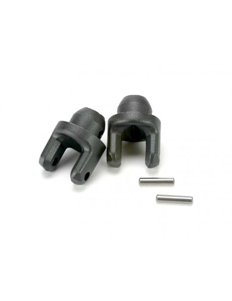 Traxxas Yokes, stub axle (2)/ pins (2)
