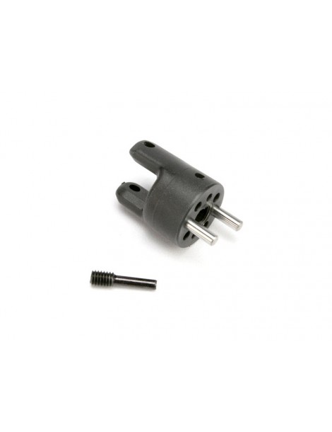 Traxxas Yoke, brake (1)/ torque pins (2)/ 4x15mm screw pin