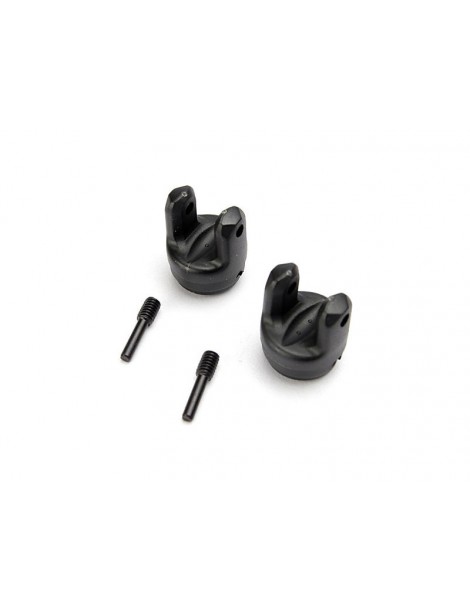 Traxxas Yokes, differential and transmission (2)/ 4x15mm screw pins (2)