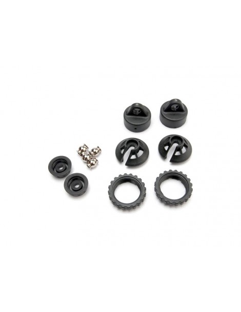 Traxxas Caps and spring retainers, GTR shock (2)