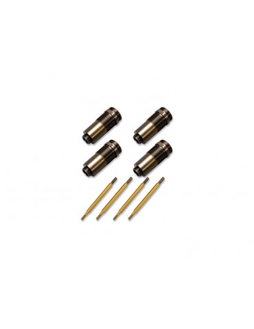 Traxxas Bodies, GTR shock (hard-anodized, PTFE-coated aluminum) (4), with TiN shafts (4)