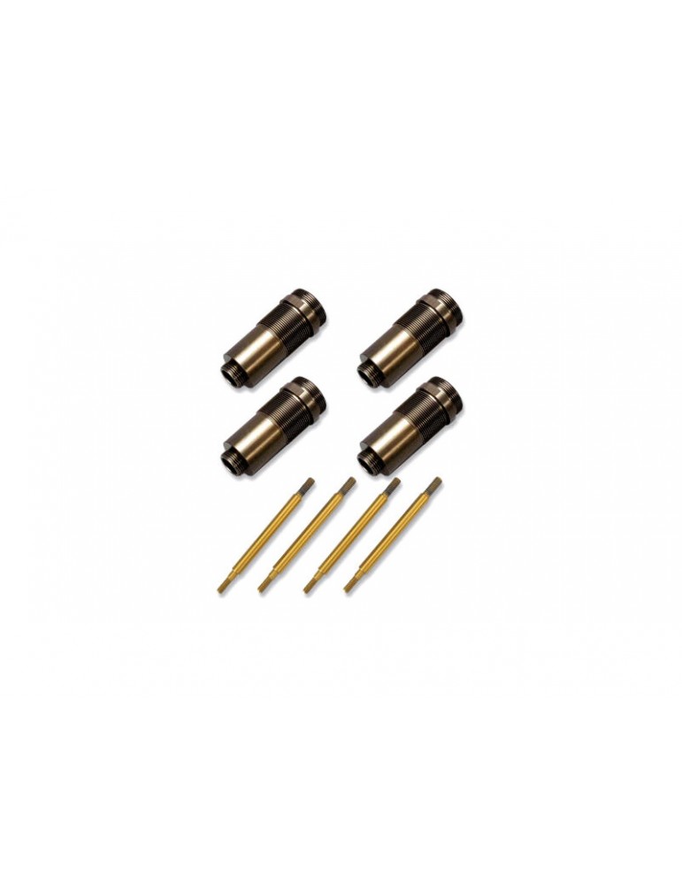 Traxxas Bodies, GTR shock (hard-anodized, PTFE-coated aluminum) (4), with TiN shafts (4)