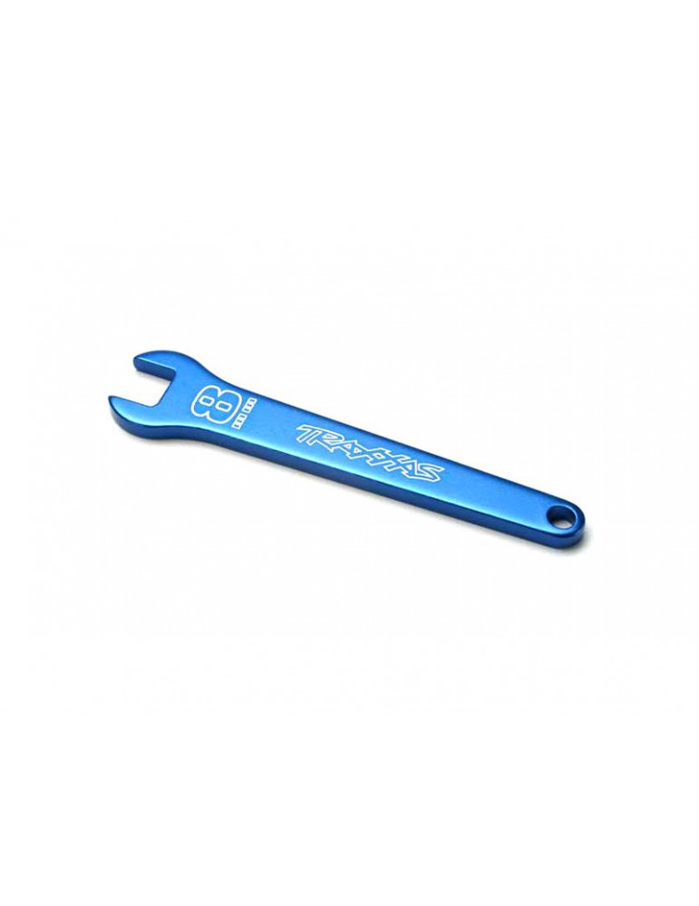 Traxxas Flat wrench, 8mm (blue-anodized aluminum)