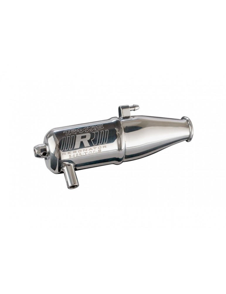 Traxxas Tuned pipe, Resonator, R.O.A.R. legal (dual-chamber, enhances mid to high-rpm power)
