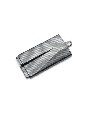 Traxxas Battery cover (mid chassis), Exo-Carbon finish (Jato)