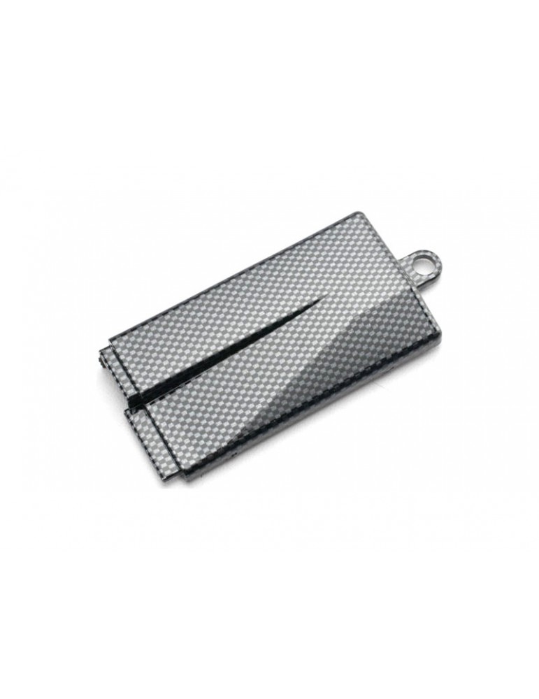 Traxxas Battery cover (mid chassis), Exo-Carbon finish (Jato)
