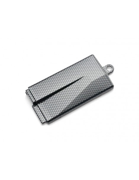 Traxxas Battery cover (mid chassis), Exo-Carbon finish (Jato)