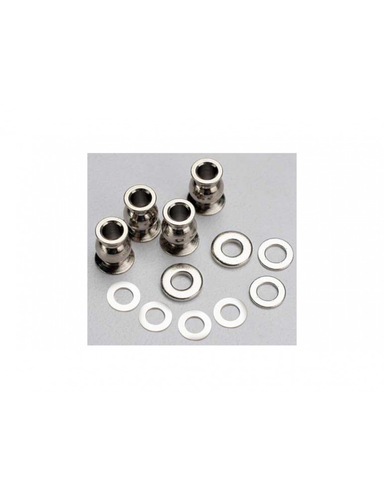 Traxxas Shim set, 3x7x1mm (2), 3x6x0.5mm (4), 3x7x2mm (2)/ hollow balls, captured (4)