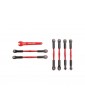 Traxxas Traxxas Turnbuckles, aluminum (red-anodized), 58mm (4)/ 61mm (2)
