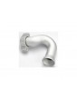 Traxxas Header, exhaust (Jato) (tubular aluminum, clear anodized) (TRX 2.5, 2.5R, 3.3)