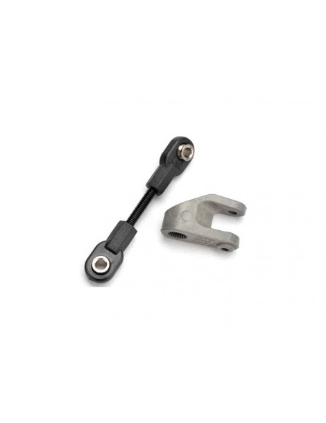 Traxxas Servo horn, steering/ linkage, steering (3x30mm threaded rod)