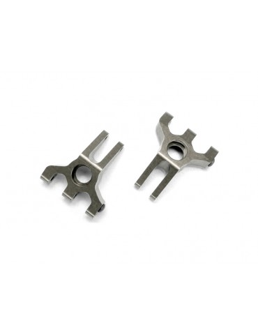 Traxxas Carriers, stub axle (rear) 6061-T6 aluminum (titanium-anodized)