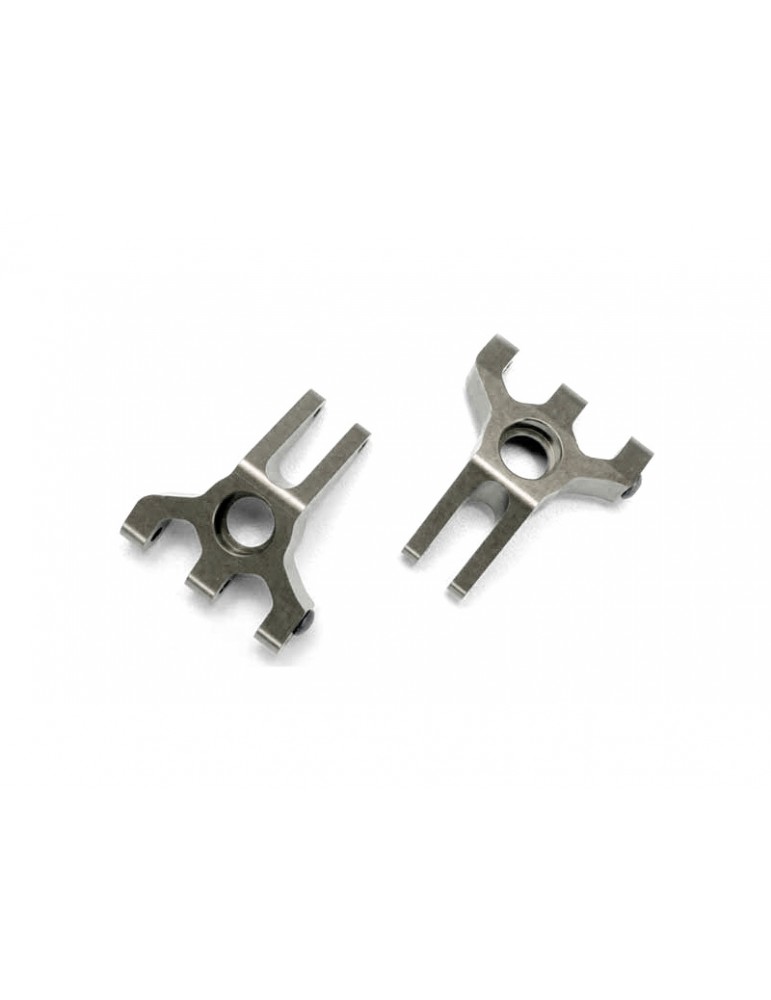 Traxxas Carriers, stub axle (rear) 6061-T6 aluminum (titanium-anodized)