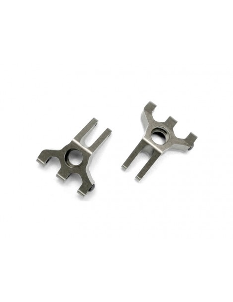 Traxxas Carriers, stub axle (rear) 6061-T6 aluminum (titanium-anodized)