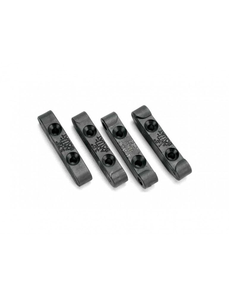 Traxxas Mounts, suspension pin (rear anti-squat blocks) (1.5, 2.25, 3.0 & 3.75deg) (1 each)