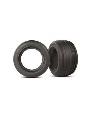 Traxxas Tires 2.8", Ribbed (2)/ foam inserts (2)
