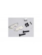 Traxxas Brake pads (2)/ brake disc hub/ 3X15 CS (2)/ 2mm pin (1)/ 4mm e-clip (1)