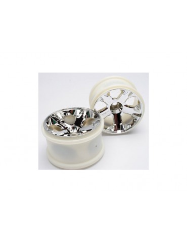 Traxxas Wheels 2.8", All-Star, chrome (2) (nitro front)