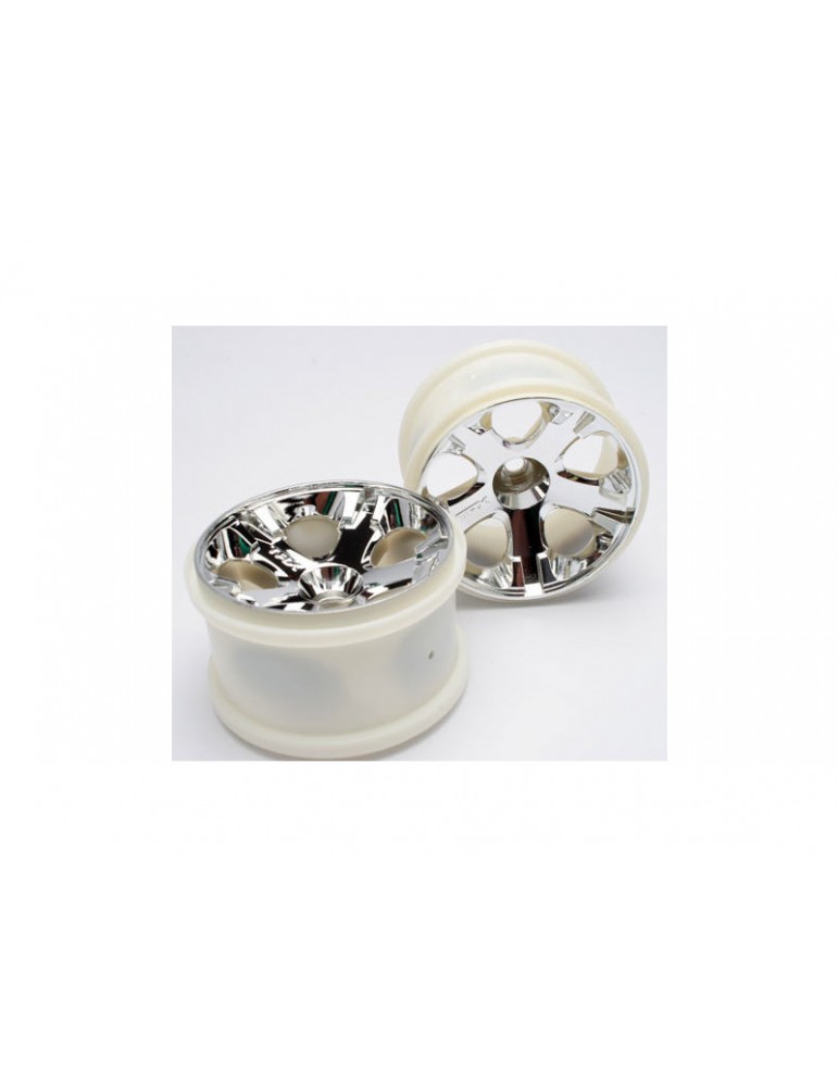 Traxxas Wheels 2.8", All-Star, chrome (2) (nitro front)