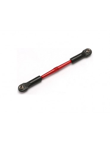 Traxxas Turnbuckle, aluminum (red-anodized), front toe link, 61mm (1)