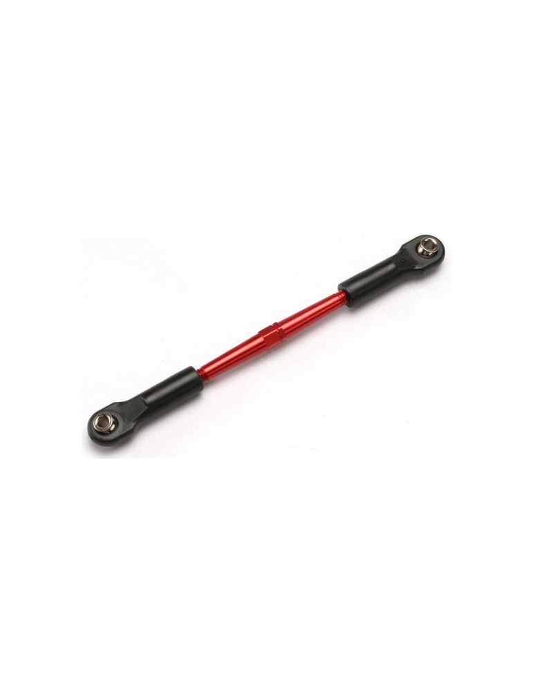 Traxxas Turnbuckle, aluminum (red-anodized), front toe link, 61mm (1)