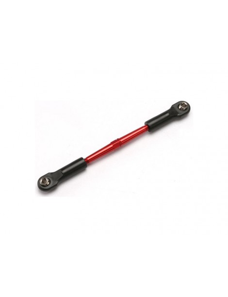 Traxxas Turnbuckle, aluminum (red-anodized), front toe link, 61mm (1)