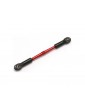 Traxxas Turnbuckle, aluminum (red-anodized), front toe link, 61mm (1)