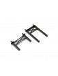 Traxxas Body mount posts, front & rear (tall, for Summit)