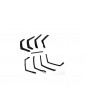 Traxxas Fender flairs, front & rear (4)/ fender flair retainers, front & rear (4)