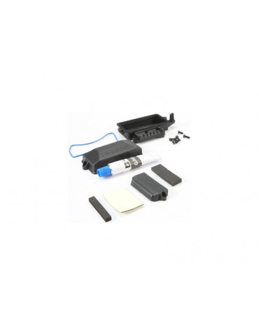 Traxxas Box, receiver (sealed)/ foam pad/ silicone grease/ hardware