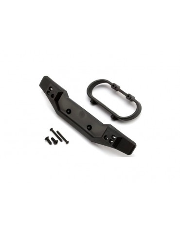 Traxxas Bumper, rear/ bumper mount, rear/ 4x10mm BCS (2)/ 3x25mm BCS (2)