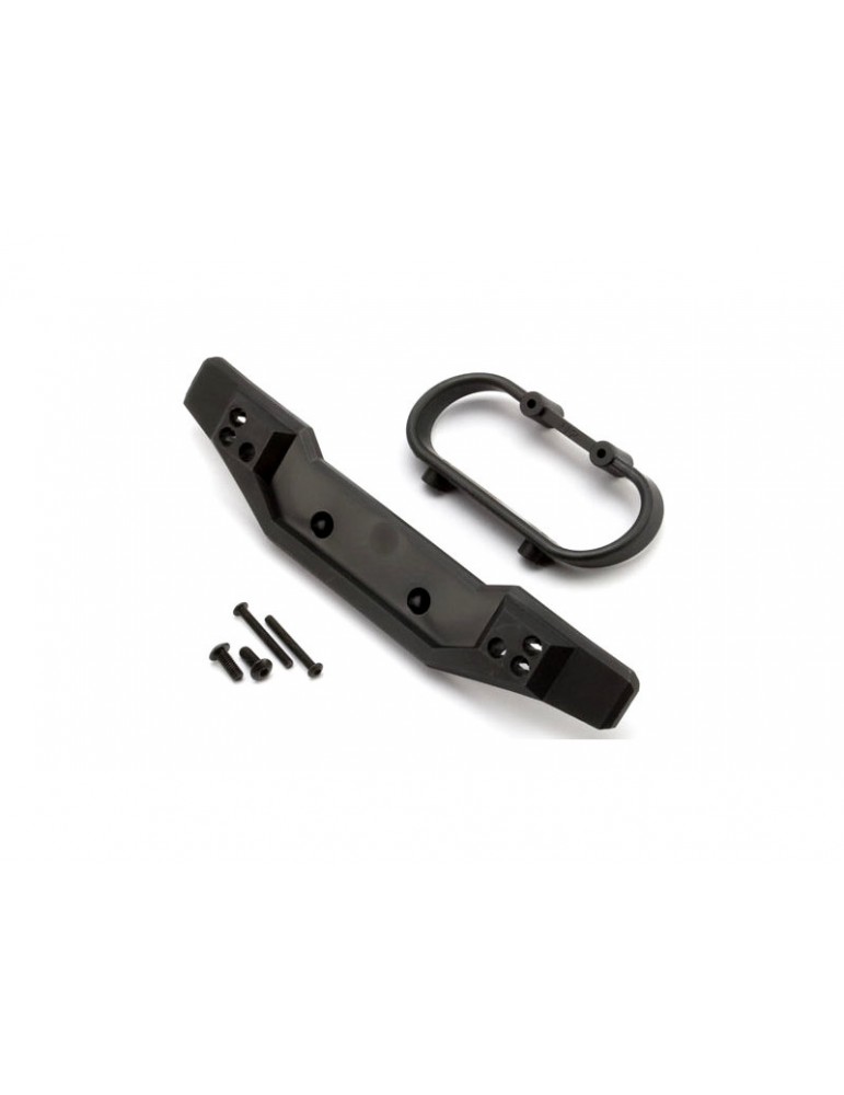 Traxxas Bumper, rear/ bumper mount, rear/ 4x10mm BCS (2)/ 3x25mm BCS (2)