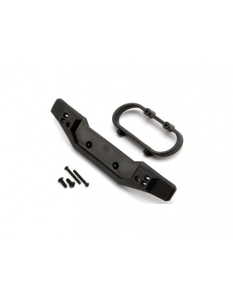 Traxxas Bumper, rear/ bumper mount, rear/ 4x10mm BCS (2)/ 3x25mm BCS (2)
