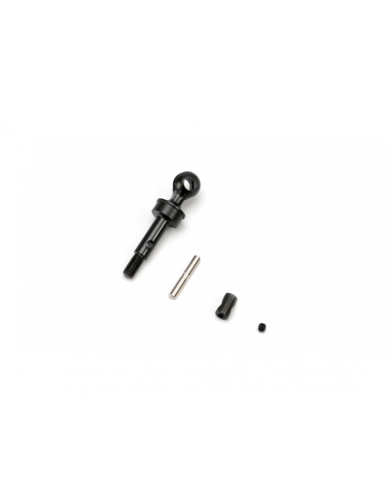 Traxxas Stub axle, CV style (machined steel) (1)/ cross pin (1)/ drive pin (1)