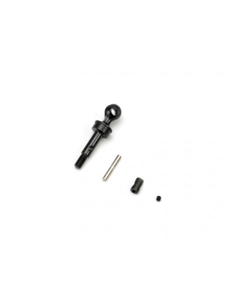 Traxxas Stub axle, CV style (machined steel) (1)/ cross pin (1)/ drive pin (1)