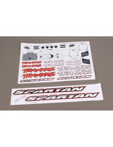 Traxxas Decal sheet, Spartan