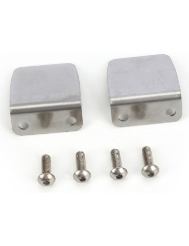 Traxxas Trim tab (2)/ 4x12mm BCS (stainless) (4)