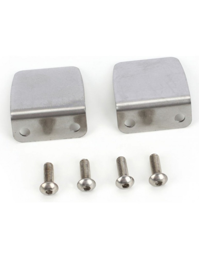 Traxxas Trim tab (2)/ 4x12mm BCS (stainless) (4)