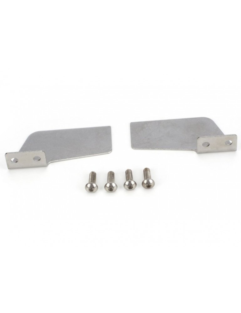 Traxxas Turn fins, left & right/ 4x12mm BCS (stainless) (4)