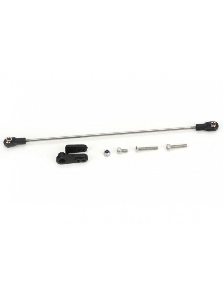 Traxxas Rudder pushrod, assembled/ servo horn/ hardware