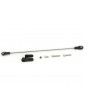 Traxxas Rudder pushrod, assembled/ servo horn/ hardware