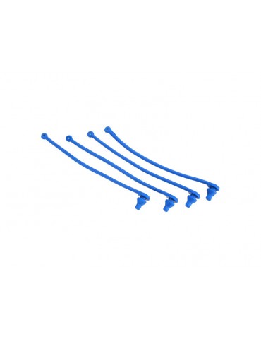 Traxxas Body clip retainer, blue (4)