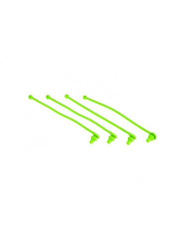 Traxxas Body clip retainer, green (4)