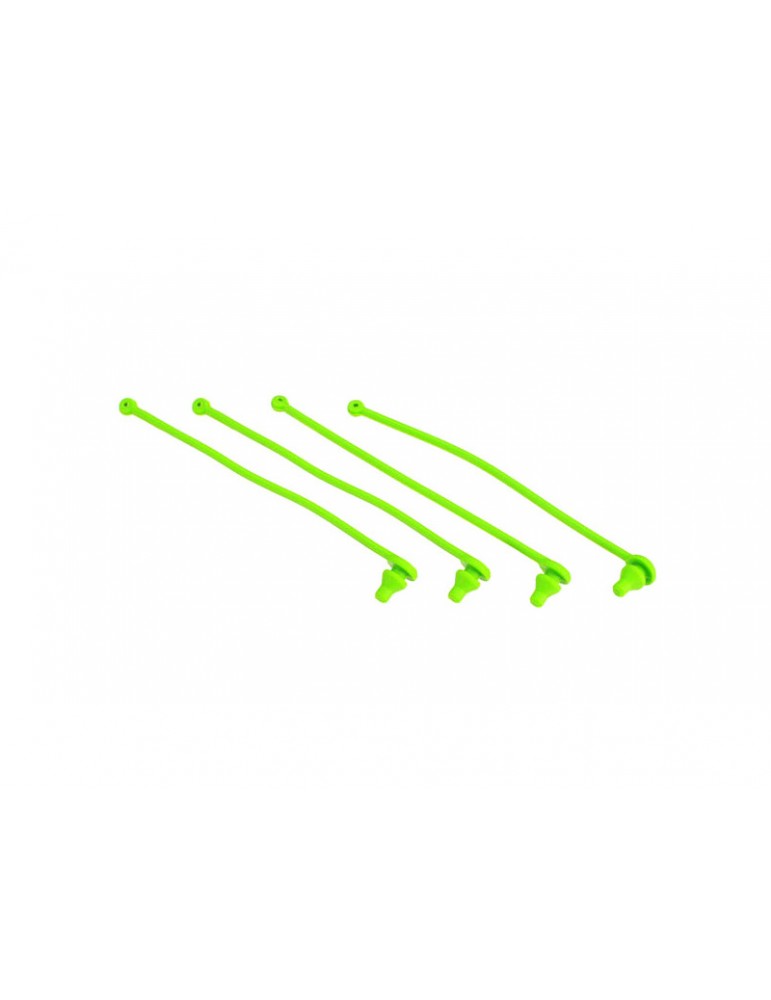 Traxxas Body clip retainer, green (4)