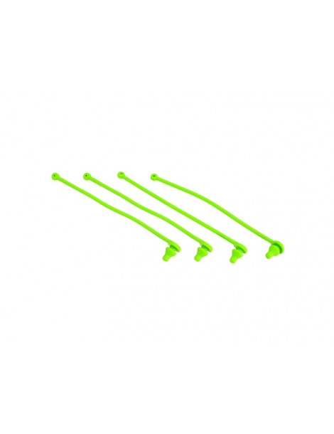 Traxxas Body clip retainer, green (4)