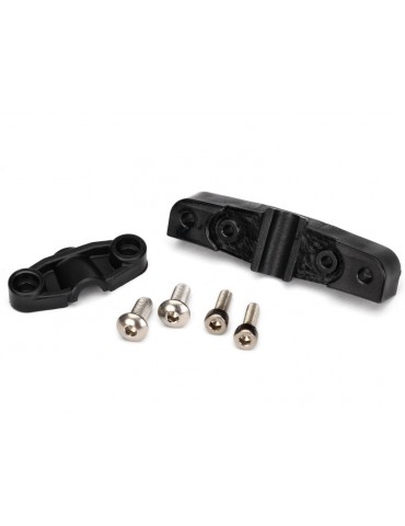 Traxxas Mount, stuffing tube (upper & lower)/ hardware